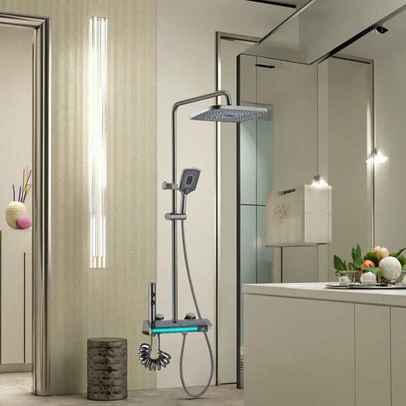 High Quality Single-Handle Bidet Faucet Rain Spray Pattern Chrome Polished Brass Body Ceramic Valve Core for Hotels Bath Showers