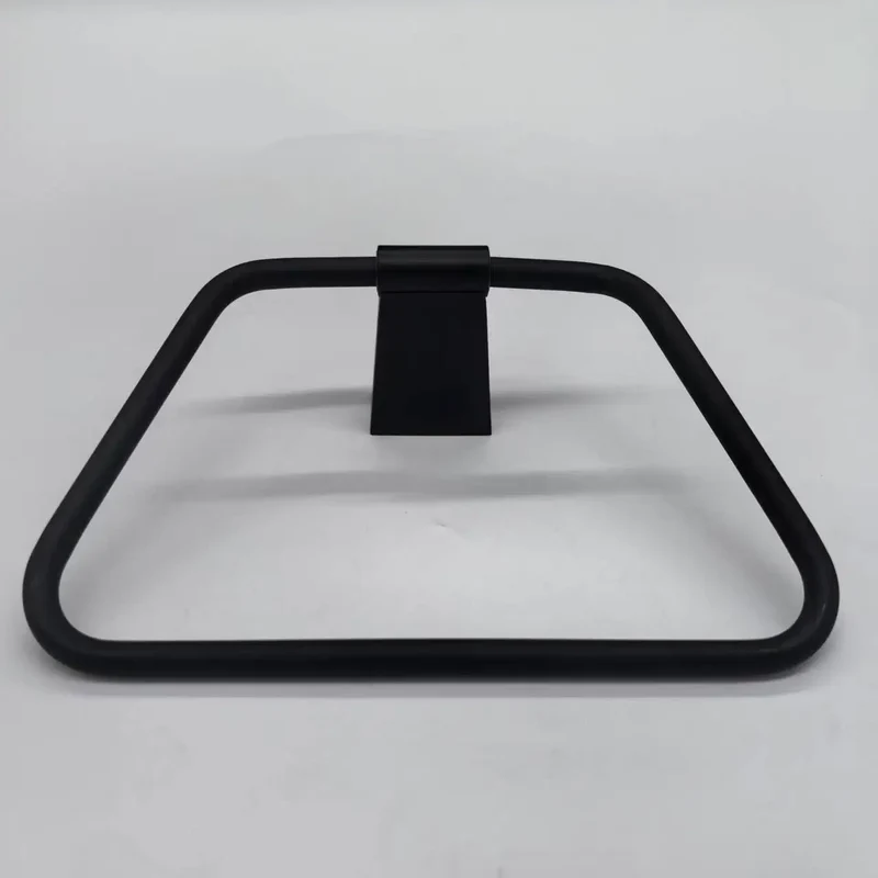 2025 Premium Minimalist Black Stainless Steel Wall Mount Towel Ring