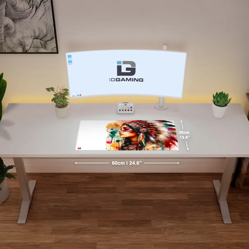 Aquarell einer amerikanischen Ureinwohnerin