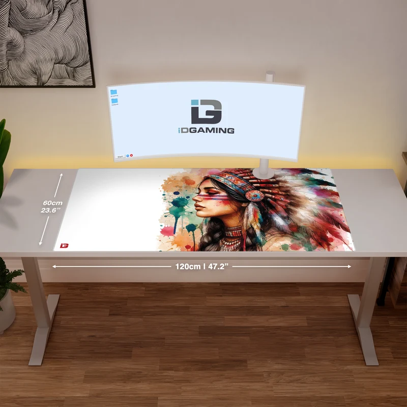 Aquarell einer amerikanischen Ureinwohnerin