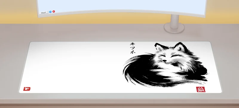 Ruhender Fuchs Sumi-e