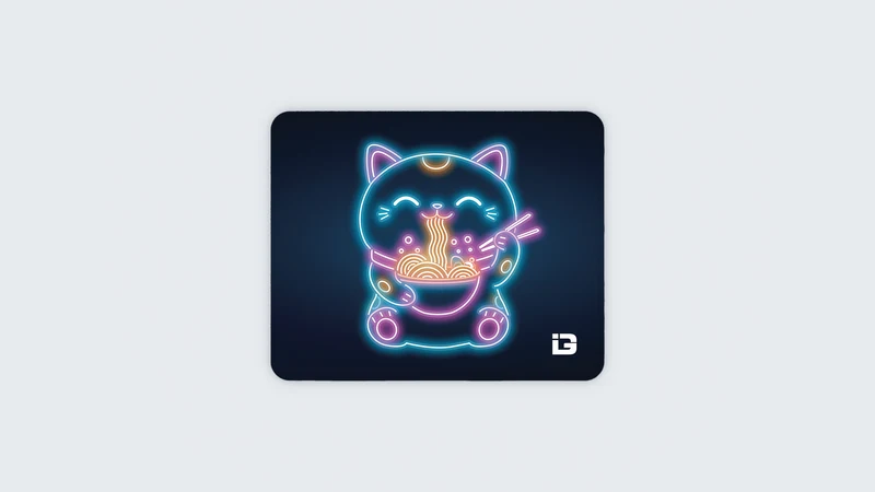 Neon Retro Neko Ramen