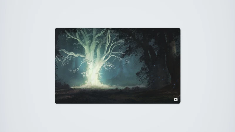 Leuchtender Wald