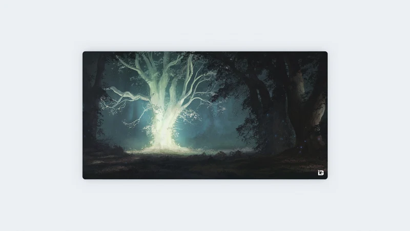 Leuchtender Wald