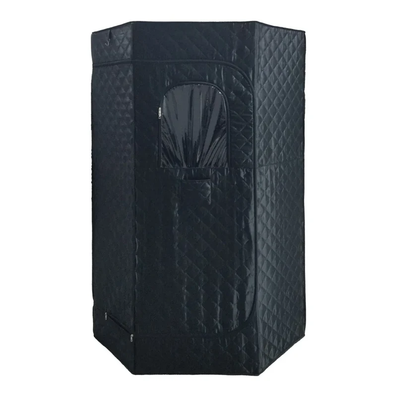 Modern Portable Red Cedar Whole-Body Sauna Box Acrylic Household Steam Room Pentagonal Design Cross-Border Supply Manufacturers