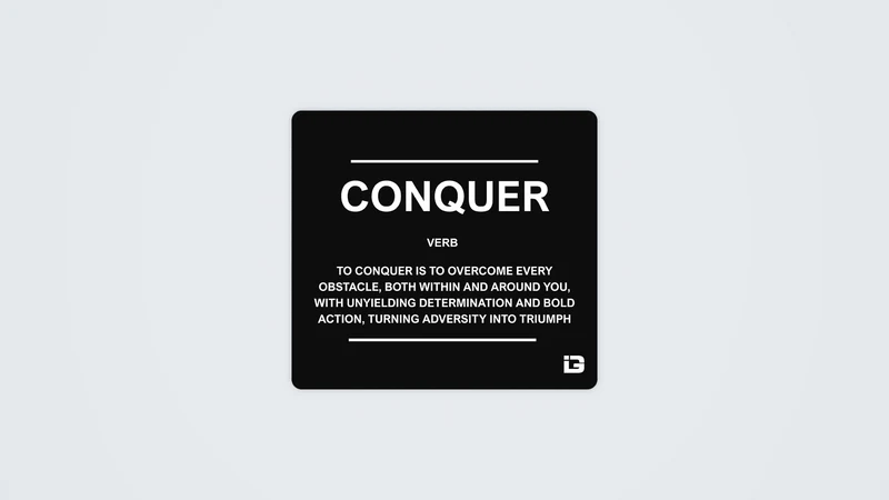 Conquer
