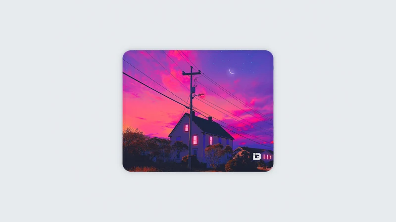 Sonnenuntergang zu Hause