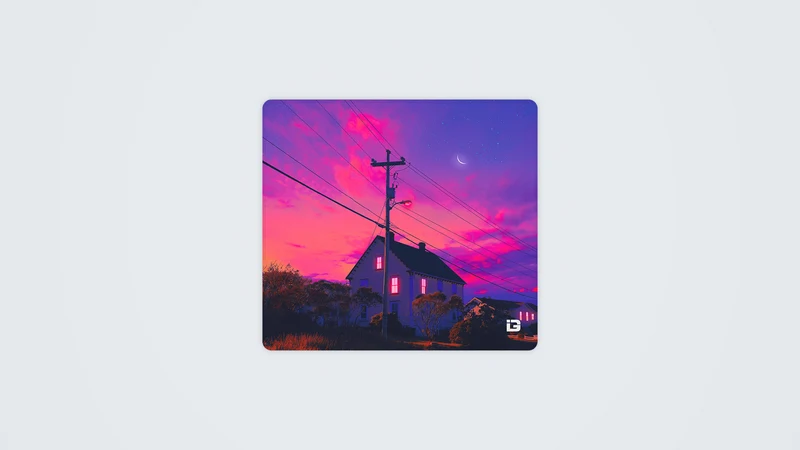 Sonnenuntergang zu Hause