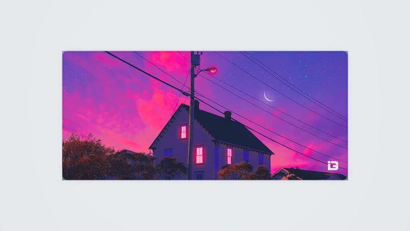Sonnenuntergang zu Hause