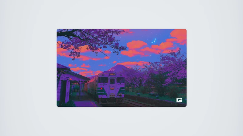 Orange Baumwollwolken