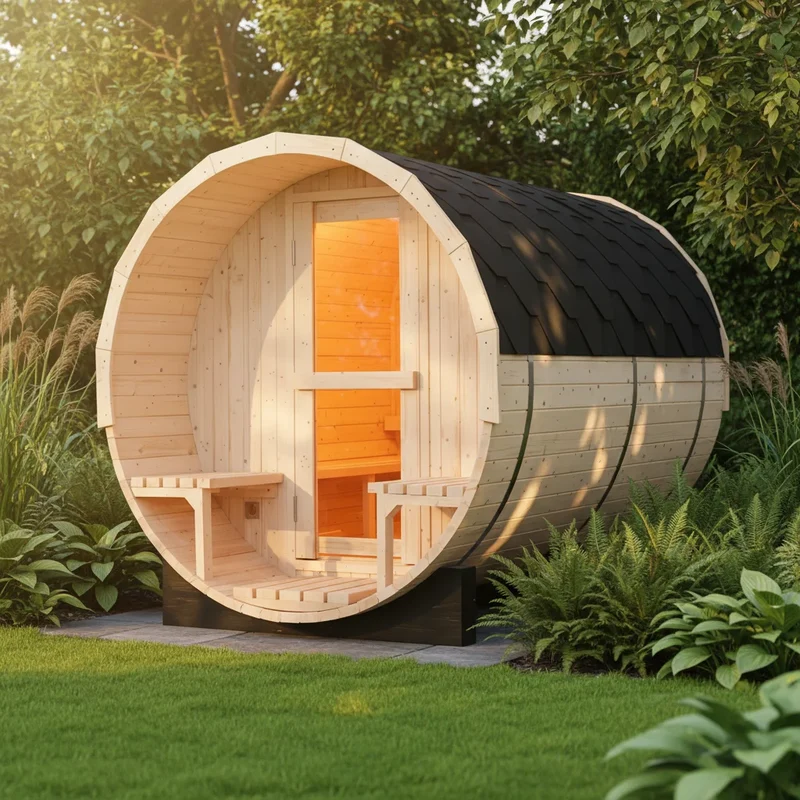 Transform Your Backyard Oasis: Luxury Modern Sauna, In-Stock & Ready to Install