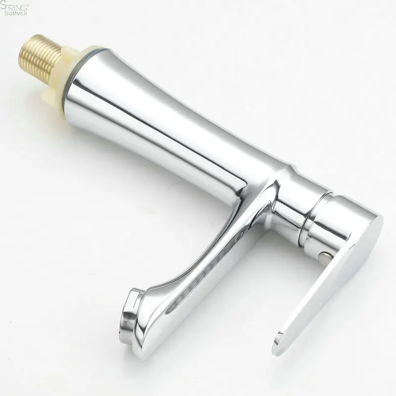 Modern Bathroom Single Cold Wash Basin Sink Tap Single Hole Single Cold Basin Faucets A012