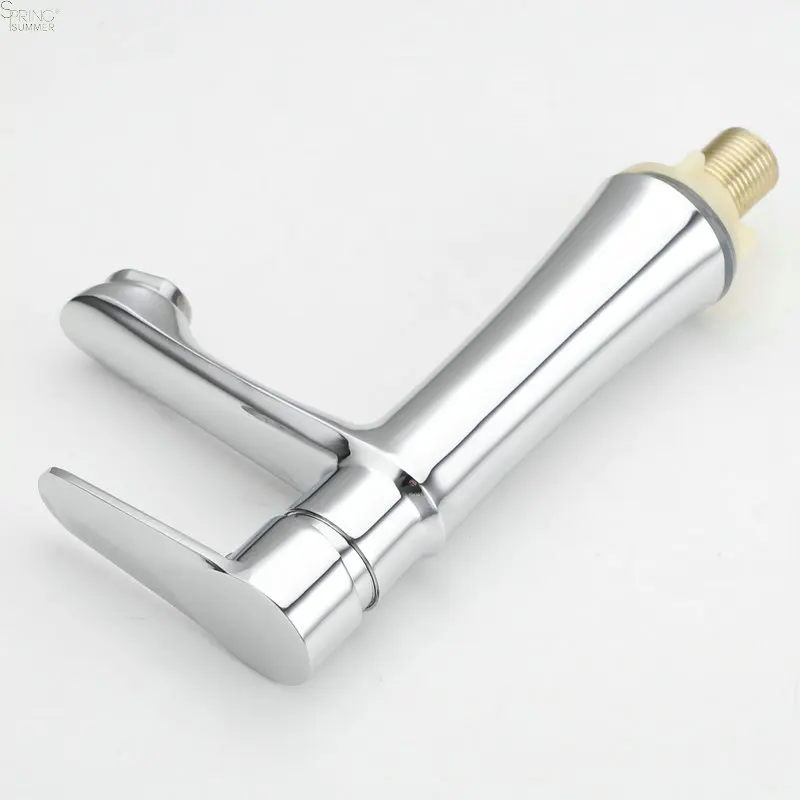 Modern Bathroom Single Cold Wash Basin Sink Tap Single Hole Single Cold Basin Faucets A012
