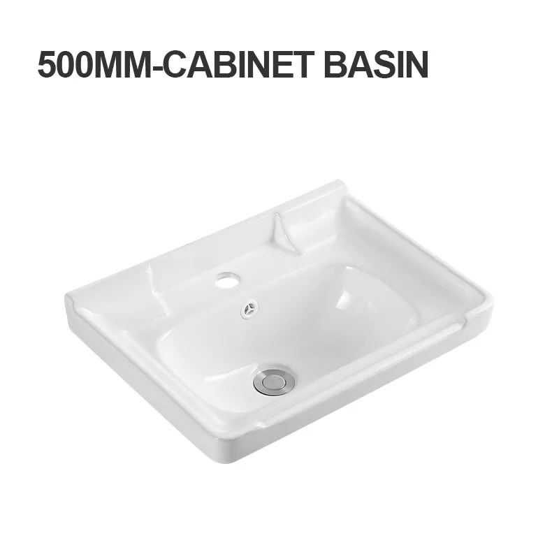 Modern Classic Rectangular Single-Hole Faucet Mount Lavatory Sink Solid Surface Washbasin Single-Hole Faucet Bathroom Vanity