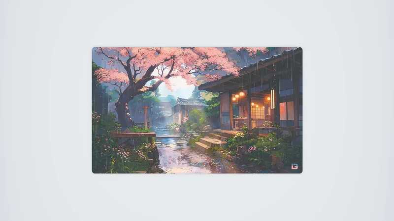 Blasse Sakura-Spielmatte