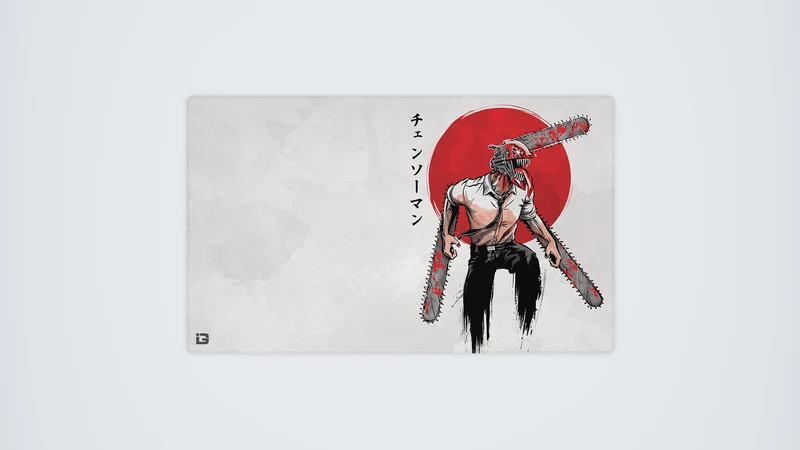 Red Sun Kettensägen-Spielmatte
