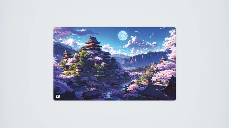 Sakura Village Spielmatte