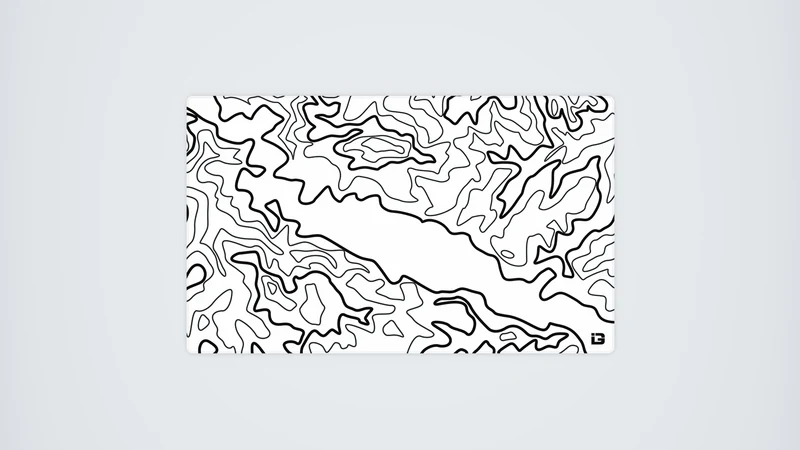 Topograph - Weiße Spielmatte