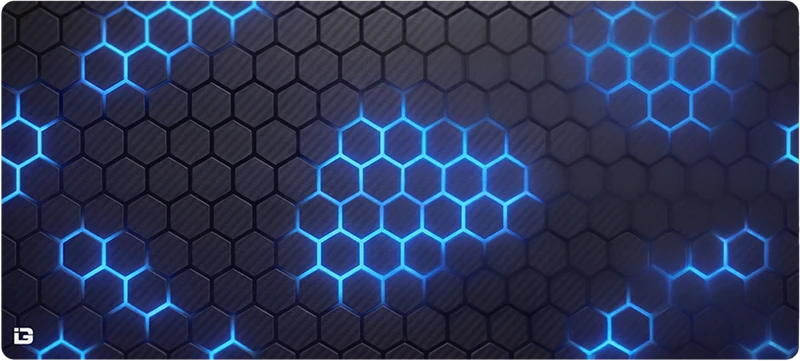 Hex-Gitter Blau