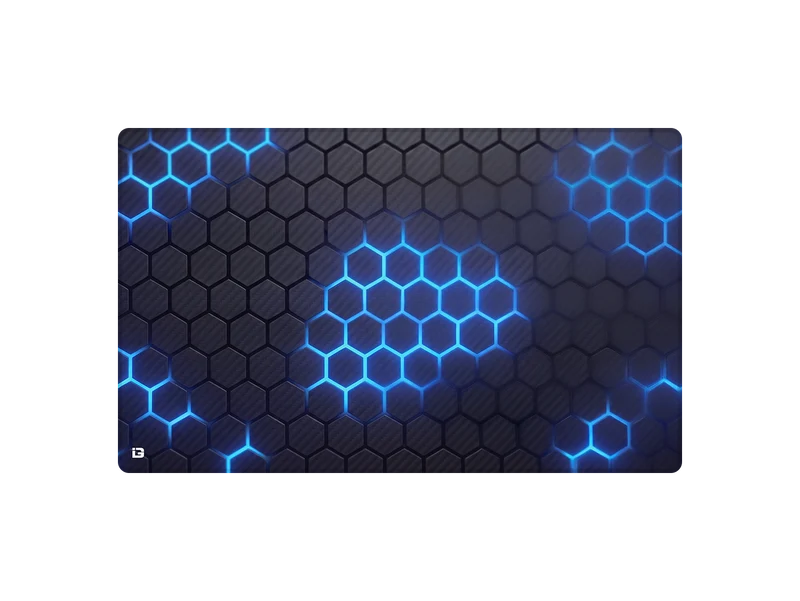 Hex-Gitter Blau