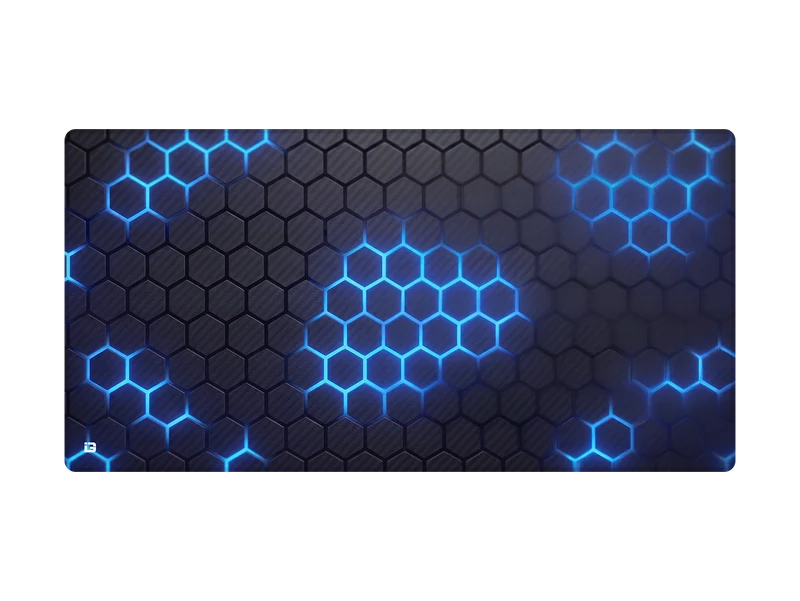 Hex-Gitter Blau