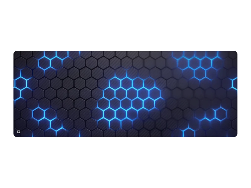 Hex-Gitter Blau