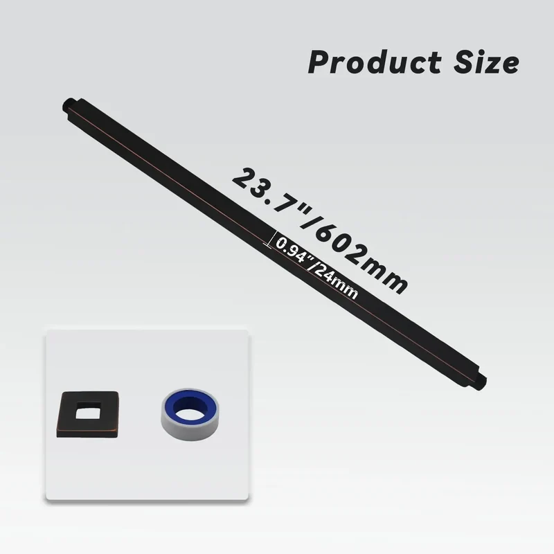 2026 Wall Mount 24 Inch Brass Square Shower Arm Thermostatic Faucets Soft Spray Brushed Surface Ceramic Valve Fixed Rain Shower