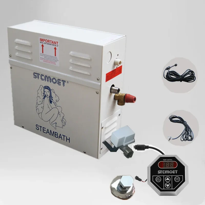 China Supplier Modern Stainless Steel 6kw 9kw Steam Generator for Hotel Bath Sauna Room