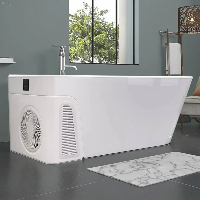 ICEGALAX Wholesale Ice Bath Soaking Tub All in Cold Water Plunge Bathroom Acrylic Ice Bathtub for Ice Water Therapy