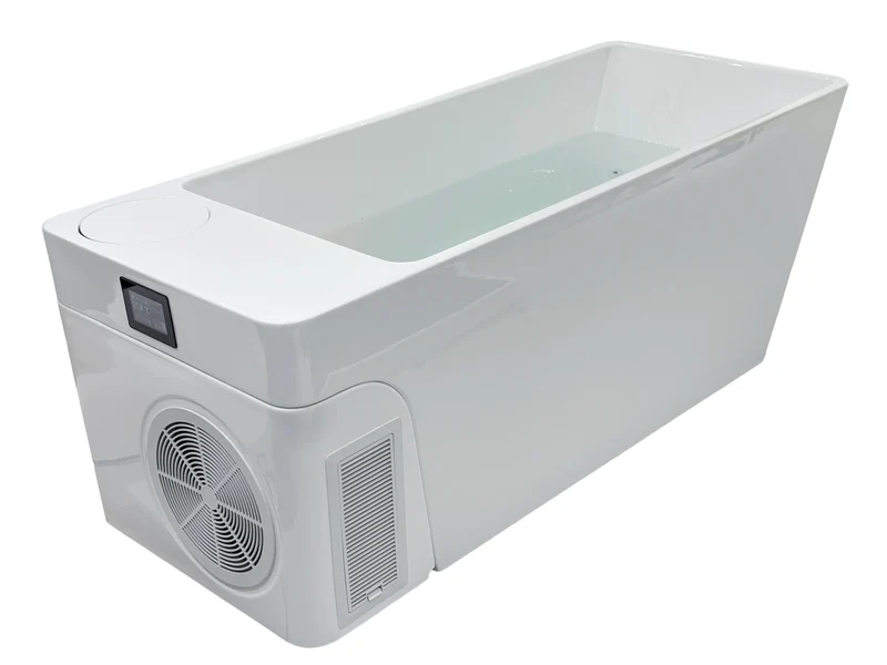 USA Warehouse Spot Acrylic Spa Bathtub Chiller with Built-in Integrated Ice Bath Cold Plunge for Body Healing Therapy