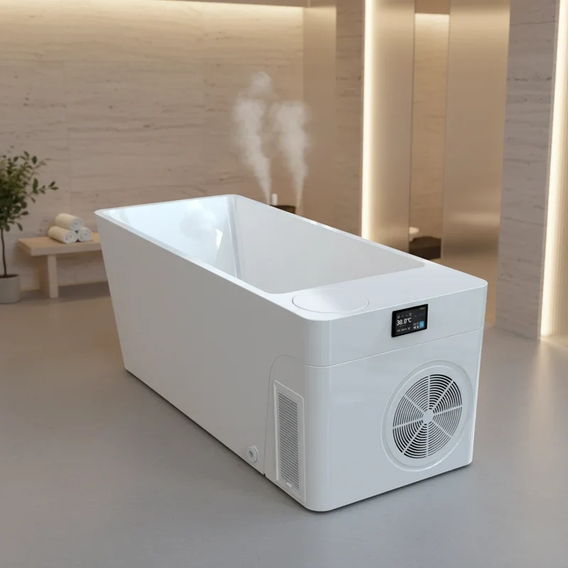 Cold Plunge Tub, 2026 Premium All-in-One Ice Bath Pool - Acrylic Luxury with Insulated Cover, Ready to Ship