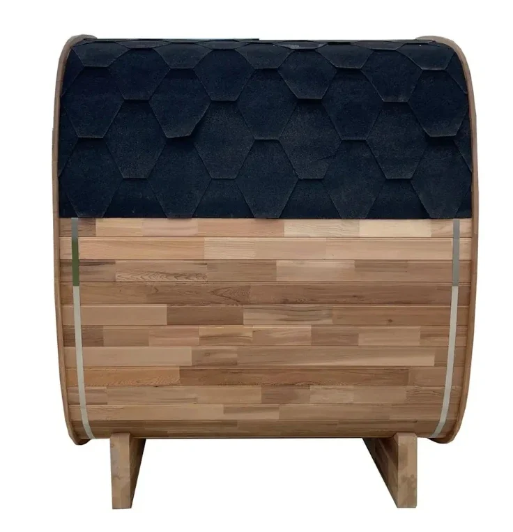 New Product on Sale Outdoor Red Cedar Sauna Traditional Steam Garden Cube Sauna for 2-4 Persons with Heater
