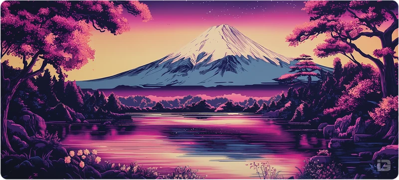 Der violette Fuji