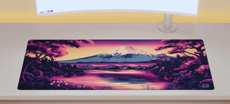 Der violette Fuji