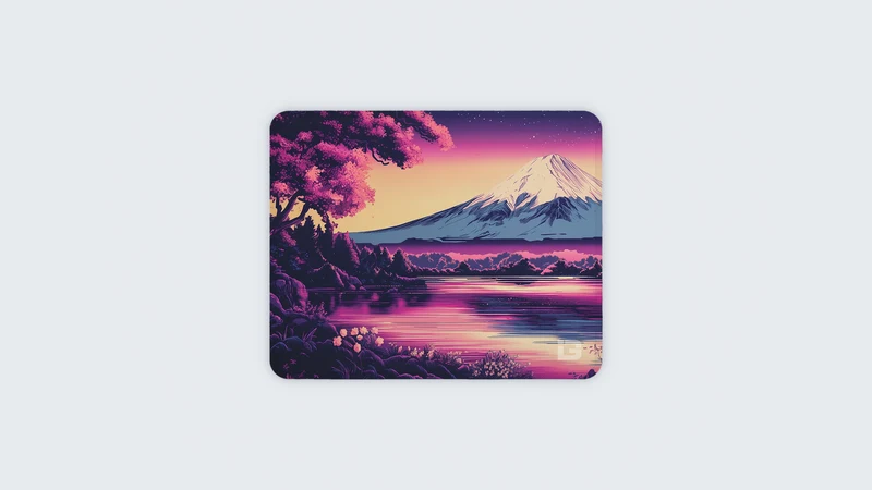 Der violette Fuji