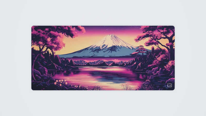 Der violette Fuji