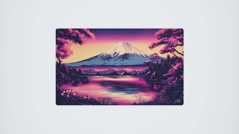 Der violette Fuji