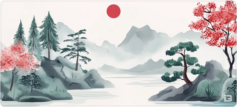 Japanische Kunst Sumi-e