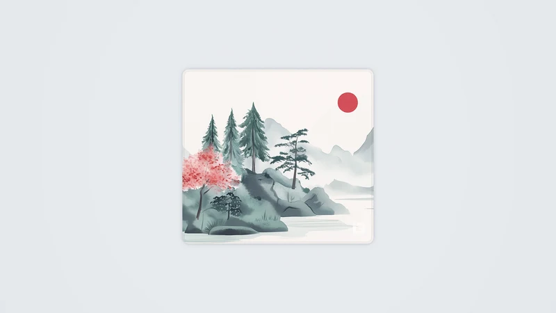 Japanische Kunst Sumi-e