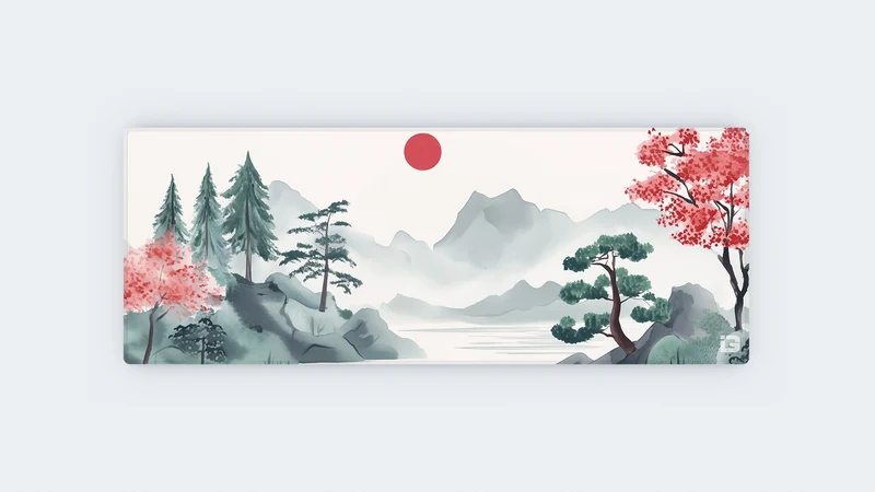 Japanische Kunst Sumi-e