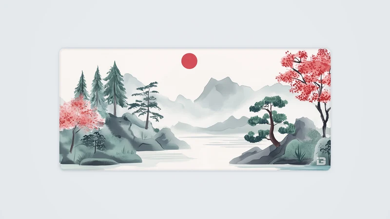 Japanische Kunst Sumi-e