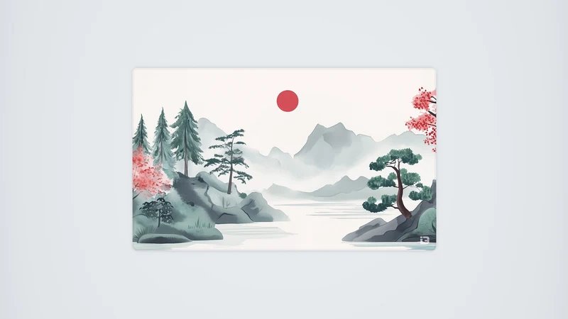 Japanische Kunst Sumi-e