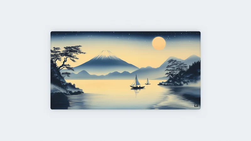 Japanisches Mondlicht