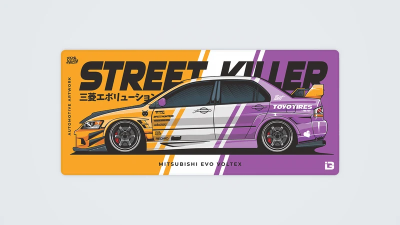 Evo Voltex Doppelstreifen