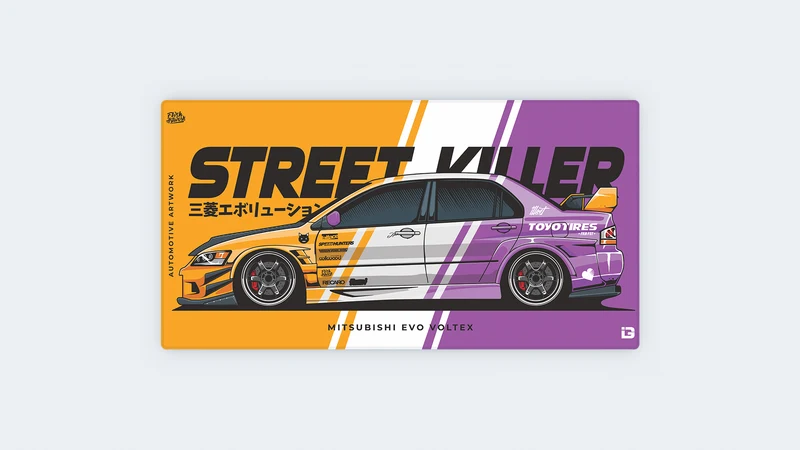 Evo Voltex Doppelstreifen
