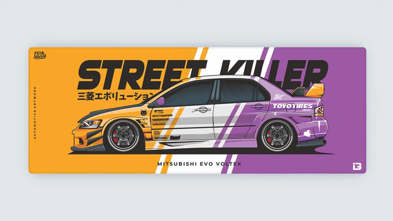 Evo Voltex Doppelstreifen