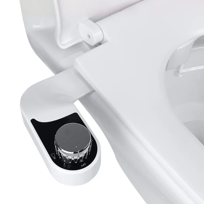 High Quality Dual Nozzle Self-Cleaning Cold Water Slim Toilet Bidet Sprayer Attachment Non-Electric Mechanical Modern Plastic
