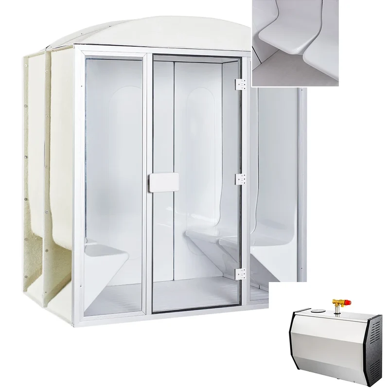 Stainless Steel Sauna Steam Bath Generator with Wet Steam Function Digital Display & Computer Control for Hotel Use