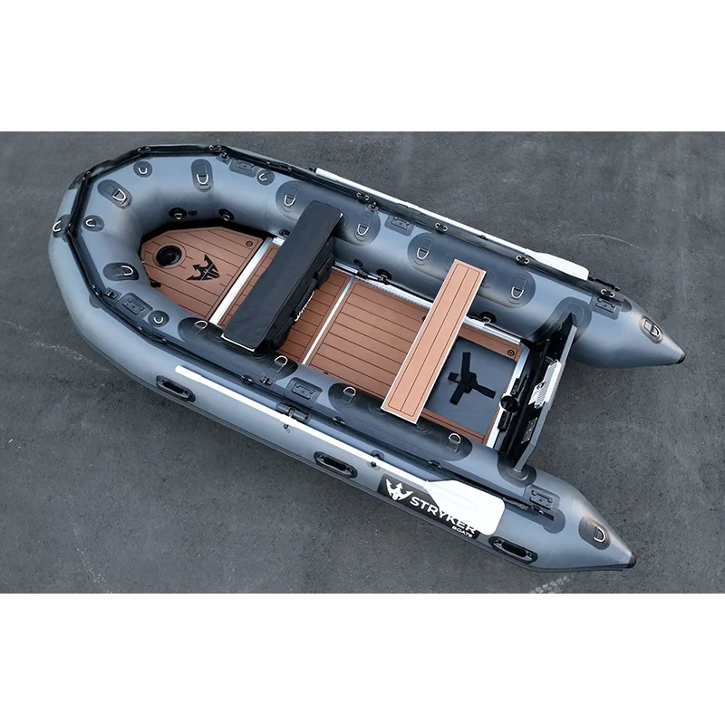 Hot Sale China Factory 18ft SFB-550 Thickened PVC Tube Aluminum Floor Fishing Boat with Reinforced Aluminum Transom