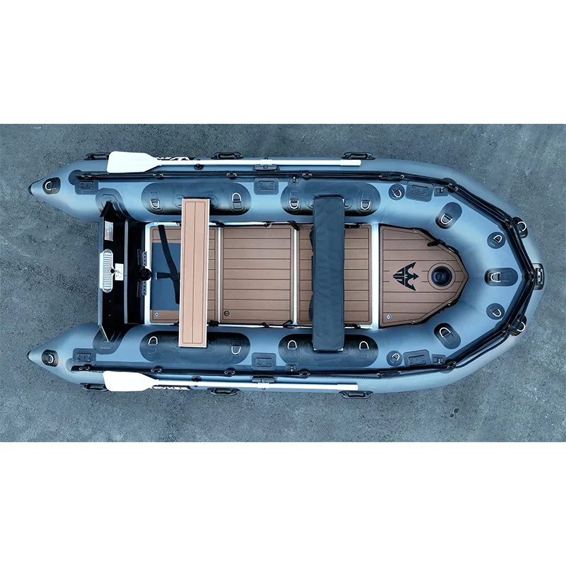 Hot Sale China Factory 18ft SFB-550 Thickened PVC Tube Aluminum Floor Fishing Boat with Reinforced Aluminum Transom